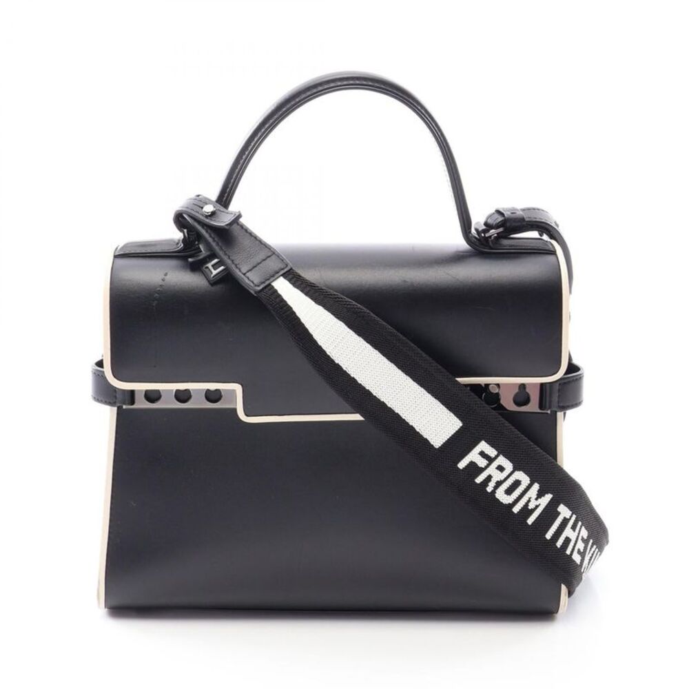 Delvaux Tempete MM Leather 2way Handbag